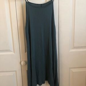 Spaghetti strap high neck swing dress